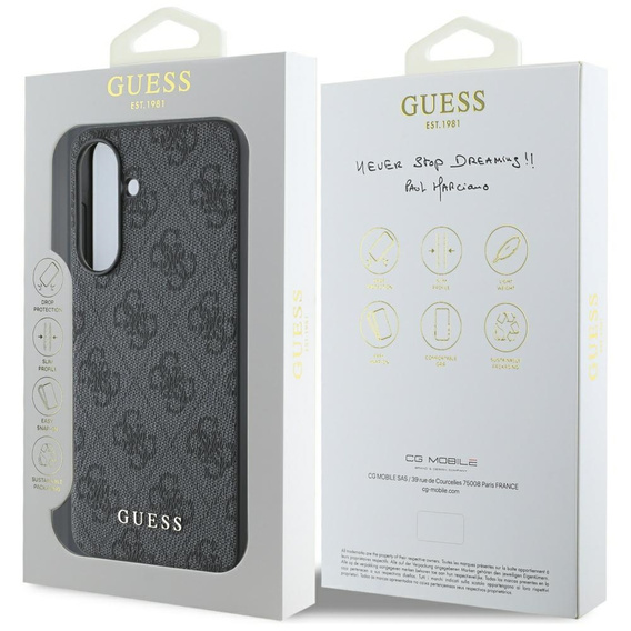 Guess 4G Metal Gold Logo case for Samsung Galaxy A56