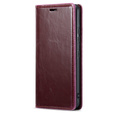 Flip case for Samsung Galaxy A54, ERBORD Waxy Wallet, red