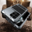 Armored case for Samsung Galaxy S23 Ultra, R-JUST, silver