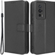 Flip case for Poco F5 Pro 5G, Wallet Smart Magnet, black