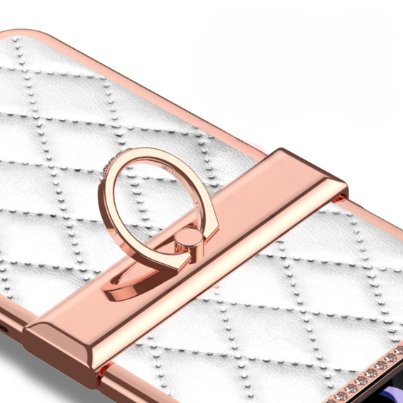 Case for Samsung Galaxy Z Flip 4 5G, Rhombus Grid