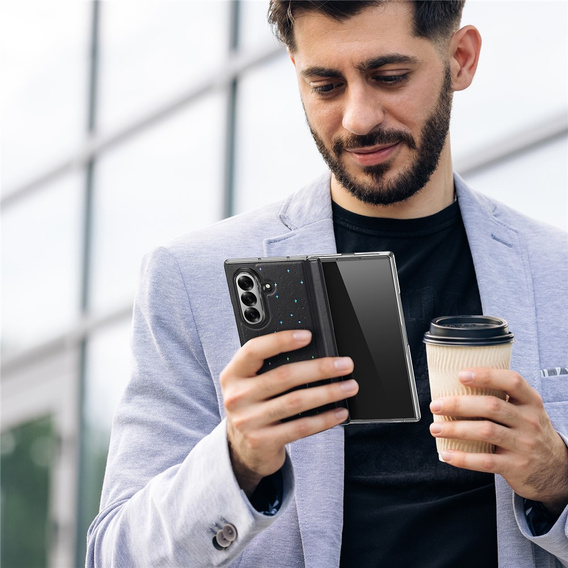Dux Ducis Stex case with stand and tempered glass for Samsung Galaxy Z Fold7 5G