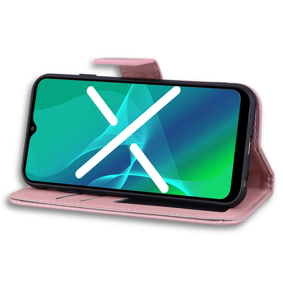 Flip case for Motorola Moto G22, Wallet Bunny, pink