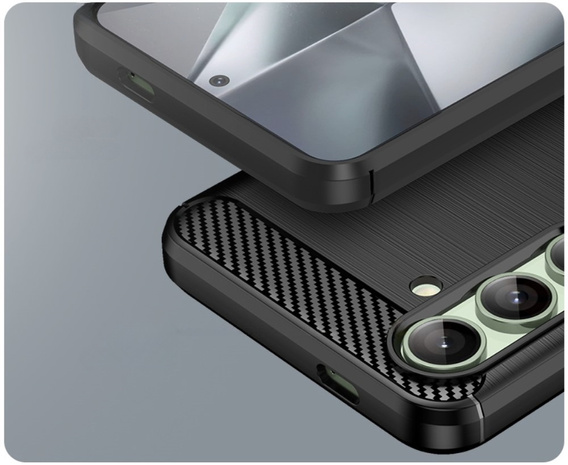 Case for Samsung Galaxy S24 FE, Carbon, black