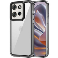 Case for Motorola Edge 50 Neo / Motorola ThinkPhone 25, Fusion Hybrid, transparent / black