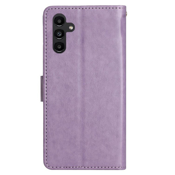 Flip case for Samsung Galaxy A55 5G, Wallet, Butterfly, purple