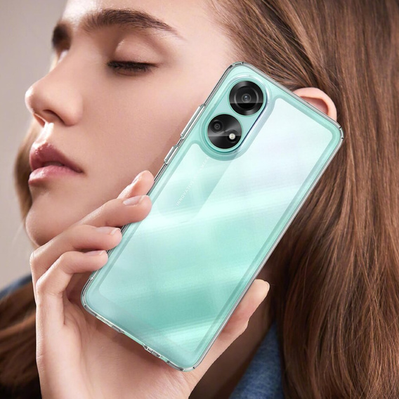 Case for Oppo A58 4G, Fusion Hybrid, transparent