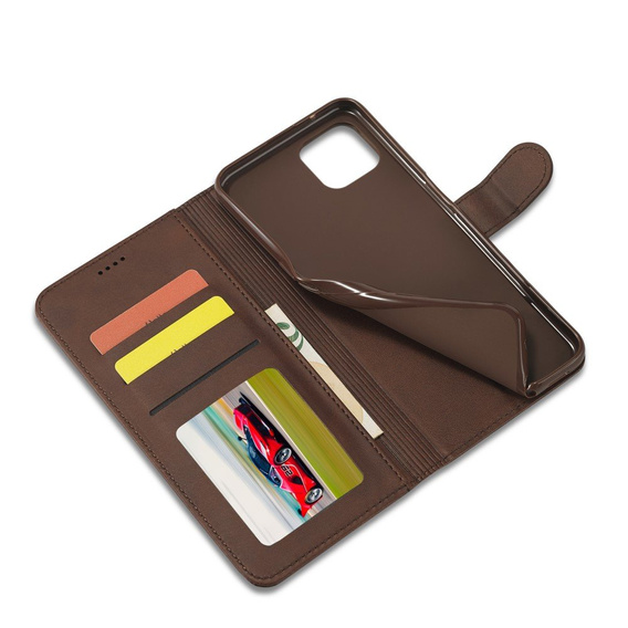 Flip case for Oppo Reno 4 Z 5G, LC.IMEEKE, brown
