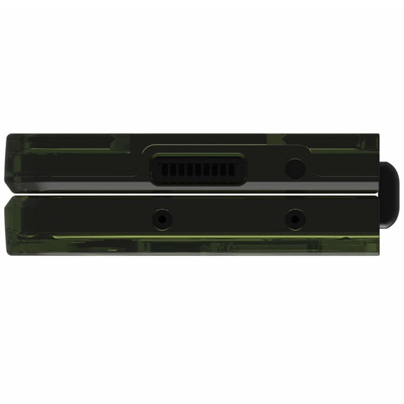 Urban Armor Gear Case for Galaxy Z Fold 5 5G, Plyo MagSafe, transparent / green