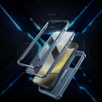Armored case for Samsung Galaxy S24, Dexnor Full Body (Two Frames), dark blue