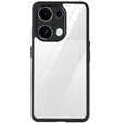 Case for Xiaomi Redmi Note 13 Pro 4G / Xiaomi Redmi Note 14S / Xiaomi Poco M6 Pro 4G, Fusion Hybrid, with camera protection, transparent / black