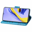 Flip case for Samsung Galaxy A51 4G, Butterfly, blue