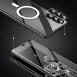 Magnetic Dual Glass MagSafe case for Samsung Galaxy S24, black