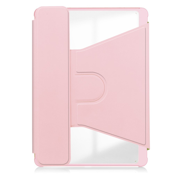 Keyboard case for Samsung Galaxy Tab S10 Lite / S10 FE / S9 FE, Rotary 360° Leather, pink