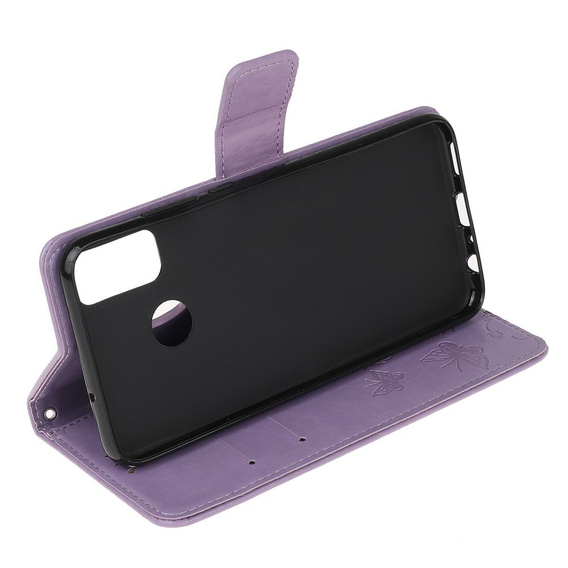 Flip case for Motorola Moto G50, Butterfly, purple