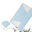 Keyboard case for Samsung Galaxy Tab S6 Lite 2024 / 2022 / 2020, Rotary 360° Leather, light blue