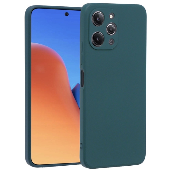Case for Xiaomi Redmi 12, Silicone Lite, green