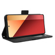 Flip case for Xiaomi Redmi Note 13 Pro 4G / Xiaomi Redmi Note 14S / Xiaomi Poco M6 Pro 4G, Card Slot, black