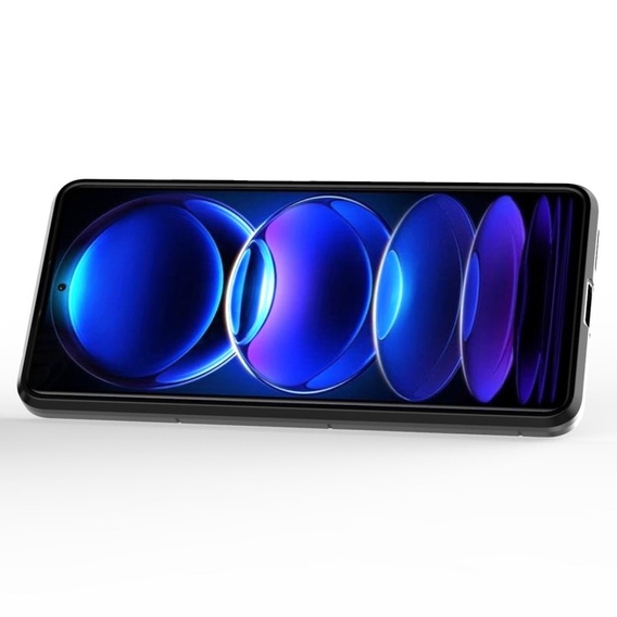 Case for Xiaomi Redmi Note 12 Pro+ 5G, Kickstand Ring, black