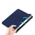 Case for Samsung Galaxy Tab S9, Smartcase with stylus space, dark blue