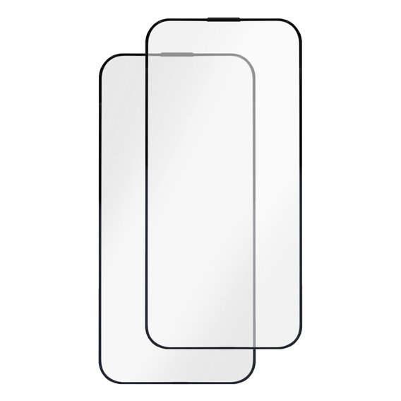 2x Tempered Glass for iPhone 14 Pro, ERBORD Easy App Full Screen Protector