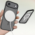 Matt Case for iPhone Air, for MagSafe, translucent black
