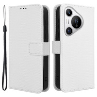 Flip case for Huawei Pura 70, Wallet Smart Magnet, white