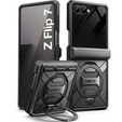 Tongate MECH case with MagSafe for Samsung Galaxy Z Flip 7, black
