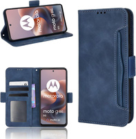 Flip case for Motorola Moto G86 Power 5G, Card Slot, dark blue