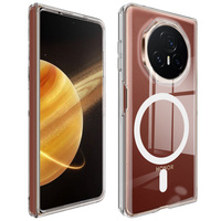 Case for Honor Magic V3 5G, Fusion Hybrid, for MagSafe, transparent