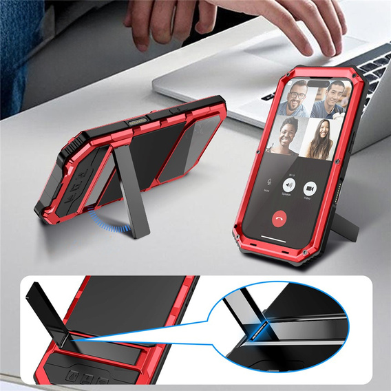 R-JUST armoured case with stand for iPhone 17