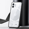 Case for Nothing Phone 2, Fusion Hybrid, transparent / black
