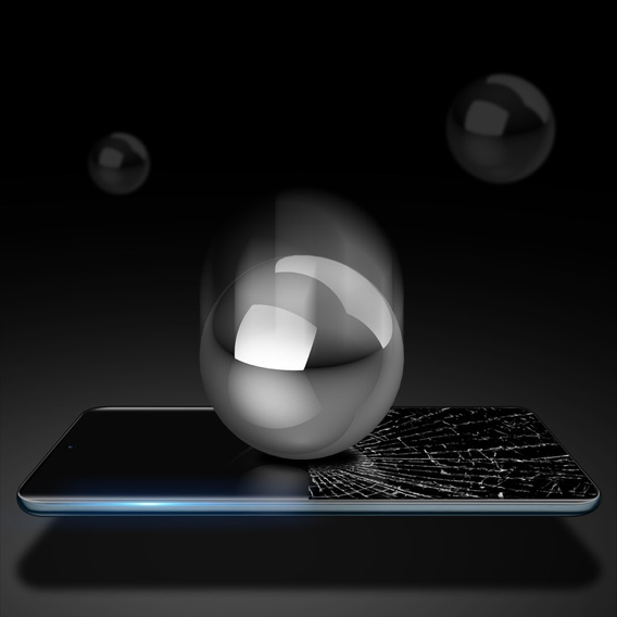 Tempered Glass for Motorola Edge 50 Fusion 5G, Dux Ducis full screen, black frame