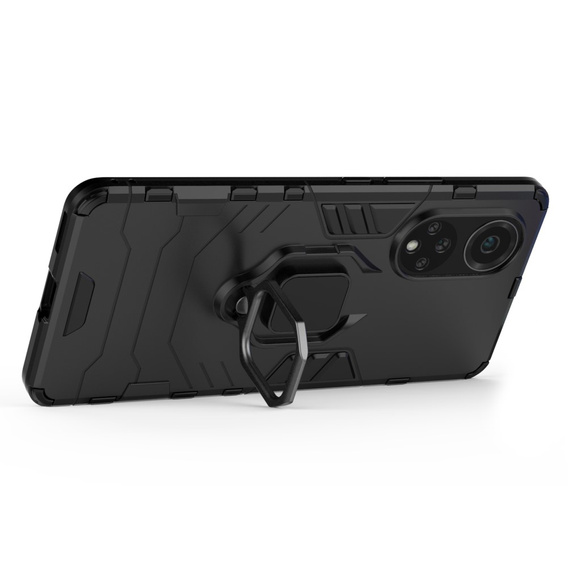Case for Huawei Nova 9, Kickstand Ring, black