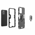 Case for Realme C35, Kickstand Ring, black
