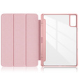 Case for Xiaomi Redmi Pad SE 11", Smartcase Hybrid, with stylus space, pink