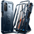 Armored case for Samsung Galaxy A25 5G, Dexnor Full Body (Two Frames), dark blue