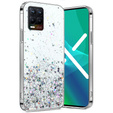 Case for Realme 8 / 8 Pro, Glittery, transparent