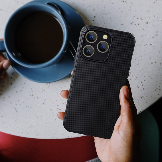 NILLKIN Case for iPhone 14 Pro Max, Super Frosted Shield Case, black