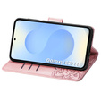 Flip case for Samsung Galaxy S25 FE, Butterfly, pink rose gold