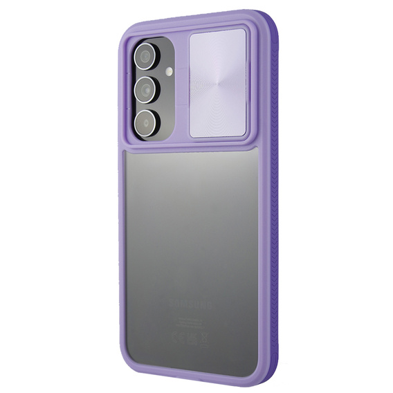 Case for Samsung Galaxy S23 FE, Slide Camera, purple