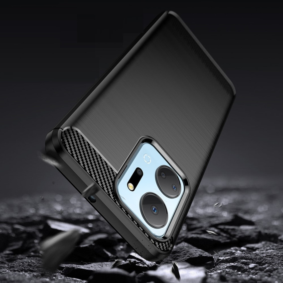 Case for Honor X7a 5G, Carbon, black