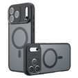 Matt Case for iPhone 17, for Magsafe, matt black