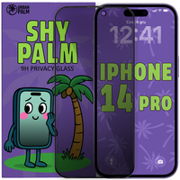 Shy Palm Privacy Tempered Glass for iPhone 14 Pro