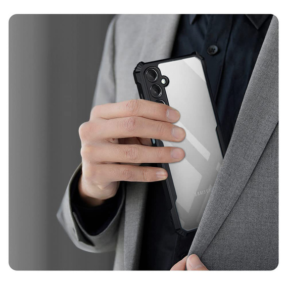 Case for Samsung Galaxy A56, AntiDrop Hybrid, black + 9H tempered glass