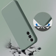 Case for Samsung Galaxy A04S / A13 5G, Silicone Lite, dark green
