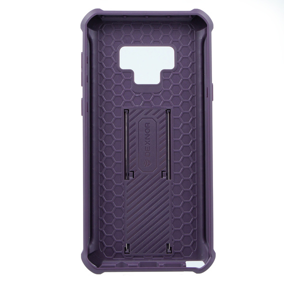 Armored case for Samsung Galaxy Note 9, Dexnor Full Body, purple