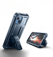 Armored case for iPhone 13 / 14, Dexnor Full Body, dark blue