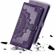 Flip case for Infinix Hot 40i, Mandala, purple