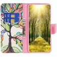 Flip case for Samsung Galaxy A55 5G, Wallet, Tree of life, white